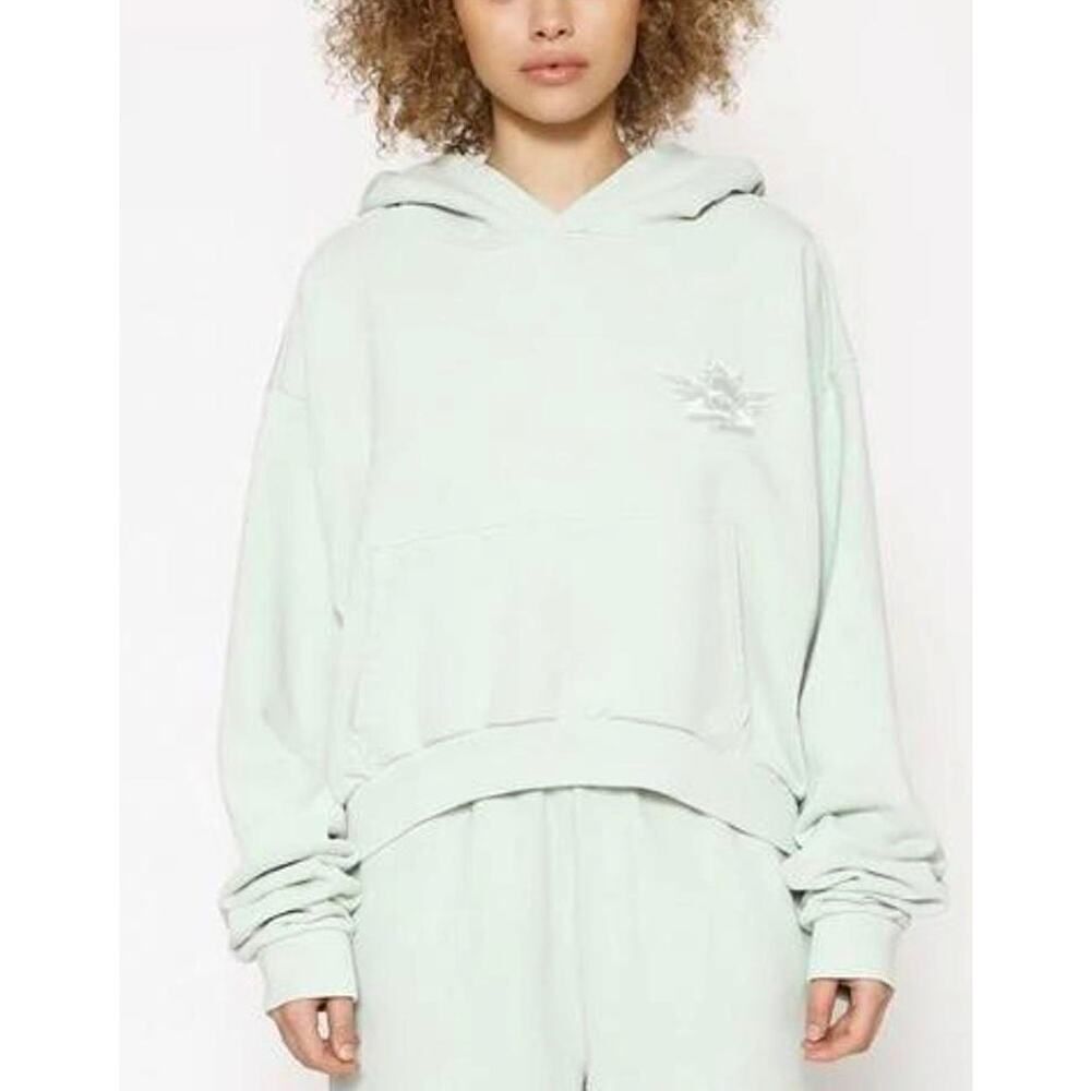 Boys Lie Get Blocked Cropped Hoodie Flaws Sz.O/S